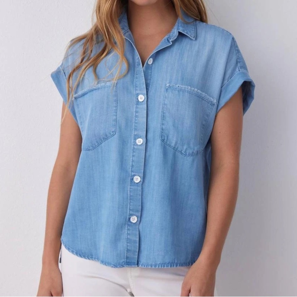 Bella Dahl denim chambray top
